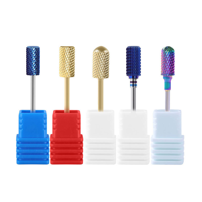 Gold carbide nail drill bits